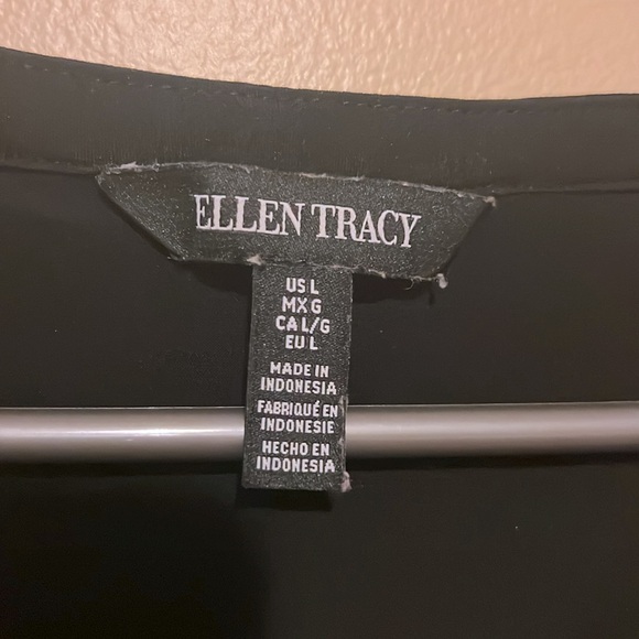 L Ellen Tracy Women Summer TankTops V Neck Sleeveless Shirt Loose Fit Casual Top - Picture 10 of 14